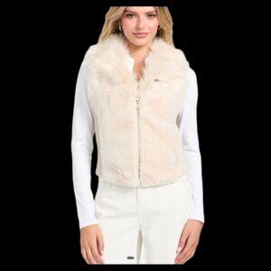 G by Guess Cream Teddy Jacket